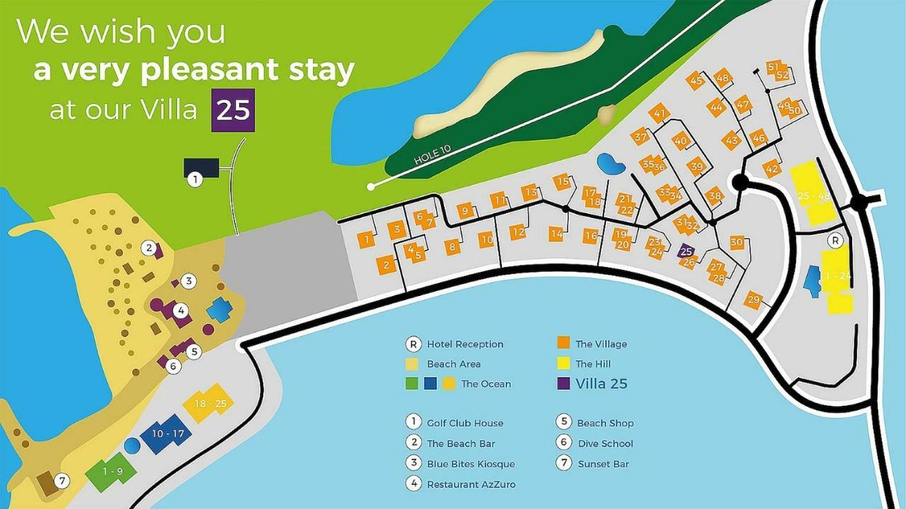 Blue Bay Beach Villa 25 3-Min Beach-Pool-Golf ภายนอก รูปภาพ
